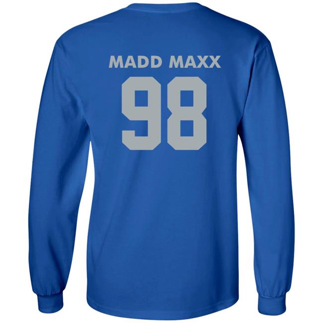 Maddmaxx Merch Maxx Crosby Silver Logo Shirt Maddmaxx Merch Maxx Crosby Silver Logo Shirt