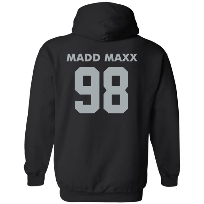 Maddmaxx Merch Maxx Crosby Silver Logo Shirt Maddmaxx Merch Maxx Crosby Silver Logo Shirt