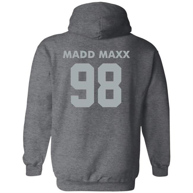 Maddmaxx Merch Maxx Crosby Silver Logo Shirt Maddmaxx Merch Maxx Crosby Silver Logo Shirt