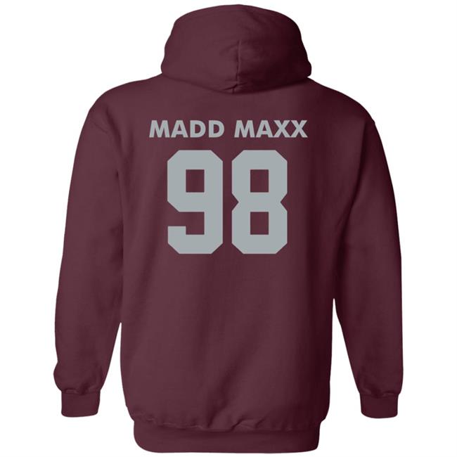 Maddmaxx Merch Maxx Crosby Silver Logo Shirt Maddmaxx Merch Maxx Crosby Silver Logo Shirt