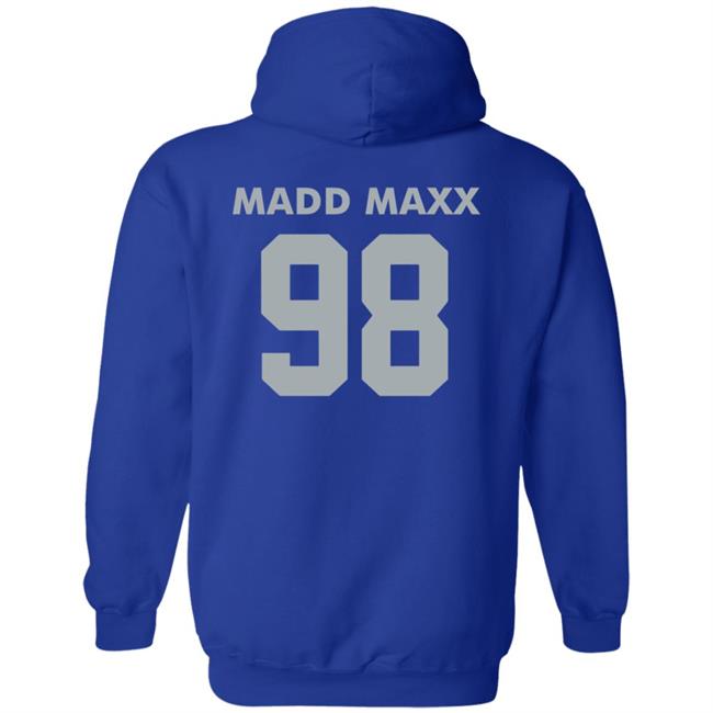 Maddmaxx Merch Maxx Crosby Silver Logo Shirt Maddmaxx Merch Maxx Crosby Silver Logo Shirt