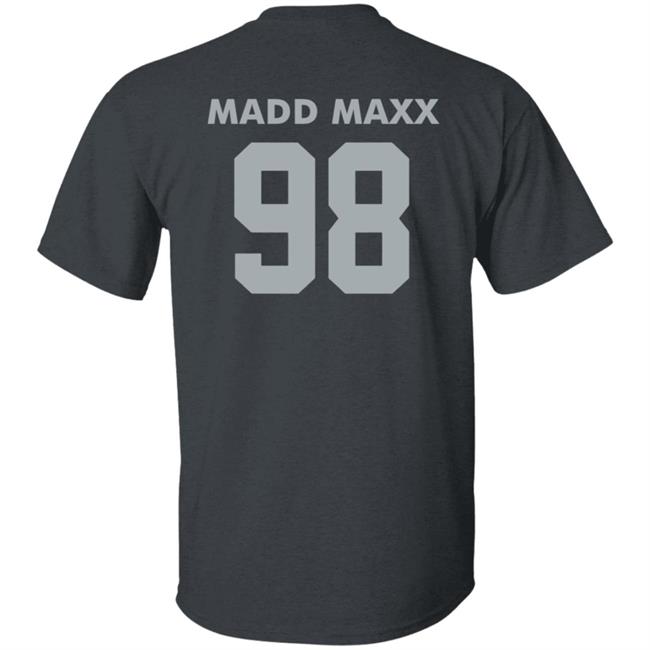 Maddmaxx Merch Maxx Crosby Silver Logo Shirt Maddmaxx Merch Maxx Crosby Silver Logo Shirt
