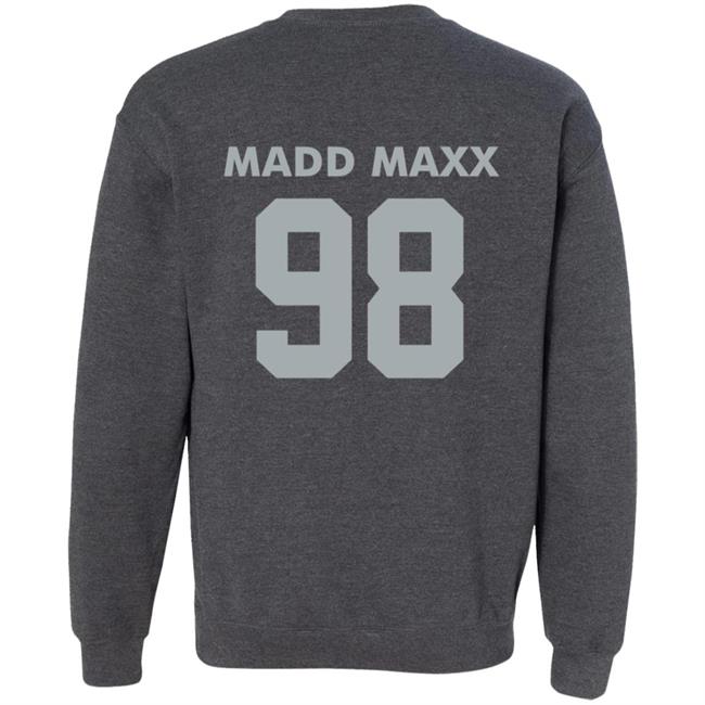 Maddmaxx Merch Maxx Crosby Silver Logo Shirt Maddmaxx Merch Maxx Crosby Silver Logo Shirt