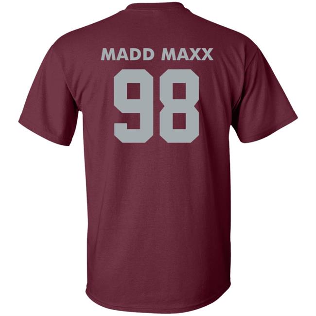 Maddmaxx Merch Maxx Crosby Silver Logo Shirt Maddmaxx Merch Maxx Crosby Silver Logo Shirt