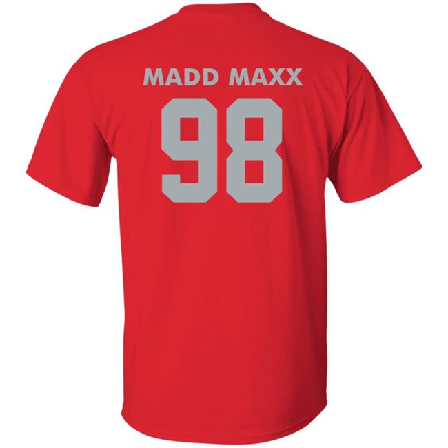 Maddmaxx Merch Maxx Crosby Silver Logo Shirt Maddmaxx Merch Maxx Crosby Silver Logo Shirt