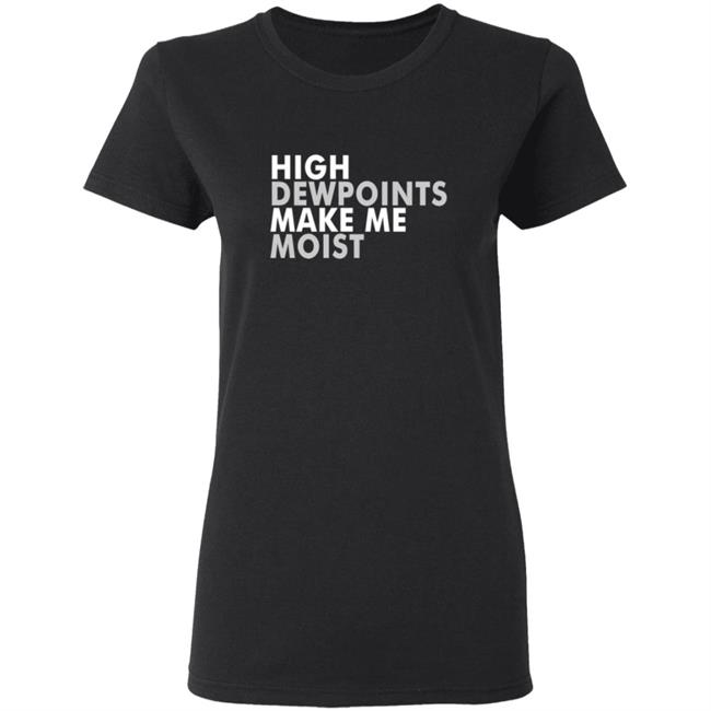 Wxshed High Dewpoints T Shirt Wxshed High Dewpoints T Shirt