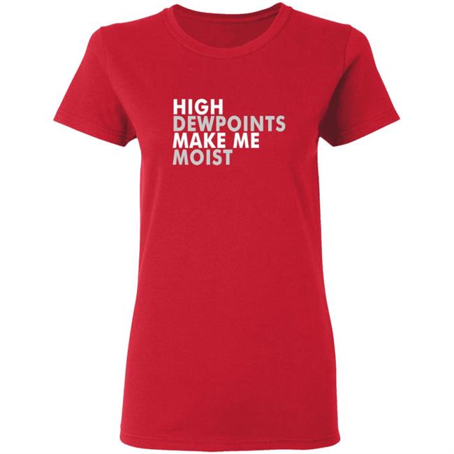 Wxshed High Dewpoints T Shirt Wxshed High Dewpoints T Shirt