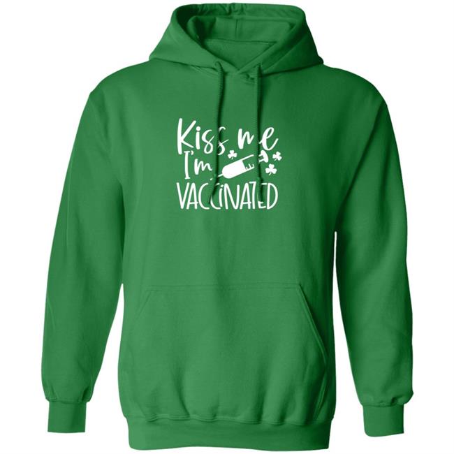 Kiss Me I'm Vaccinated Shirt Lucky Tee Kiss Me I'm Vaccinated Shirt Lucky Tee