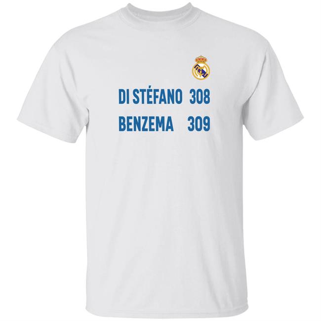 Di Stefano 308 Benzema 309 Shirt Karim Benzema Real Madrid Perez