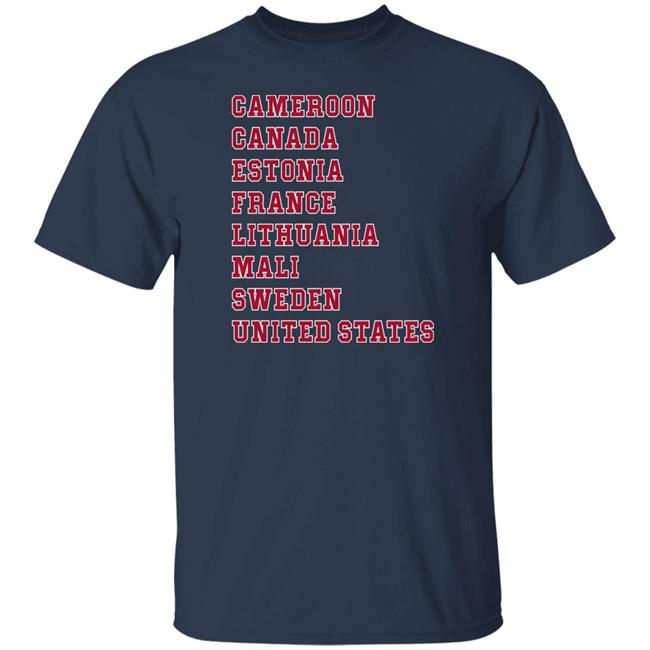 David Blattman The Barstool Sports Store Cameroon Canada Estonia France Lithuania Mali Sweden United States Shirt Az List Tee Shirt