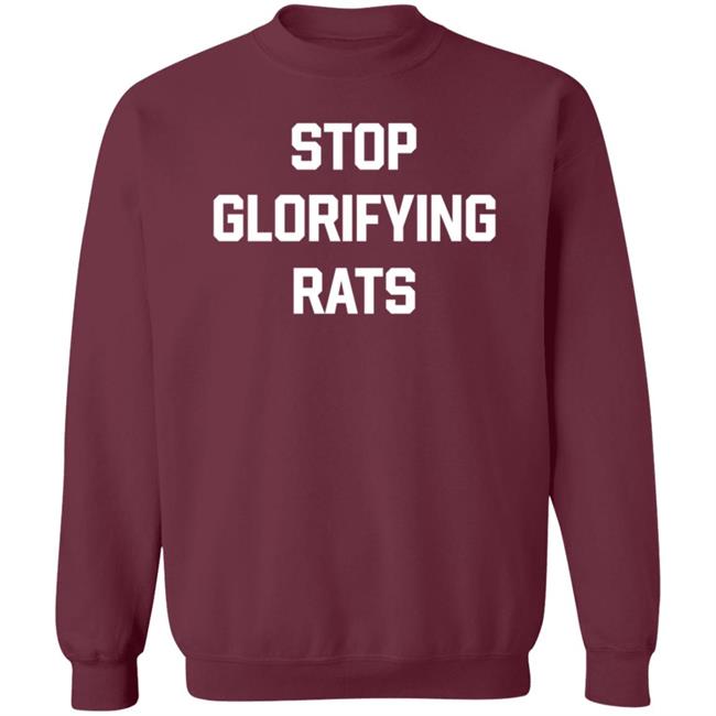 Omerta Mia Merch Stop Glorifying Rats Shirt Omerta Mia Merch Stop Glorifying Rats Shirt