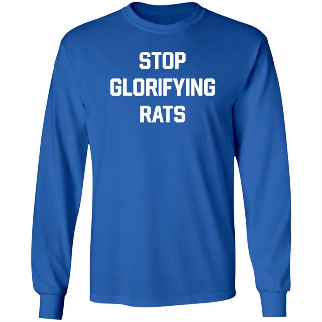 Omerta Mia Merch Stop Glorifying Rats Shirt Omerta Mia Merch Stop Glorifying Rats Shirt