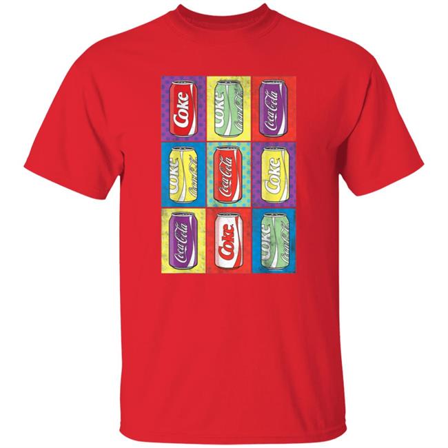 Coca Cola Retro Pop Art Cans Shirt Coca Cola Retro Pop Art Cans Shirt