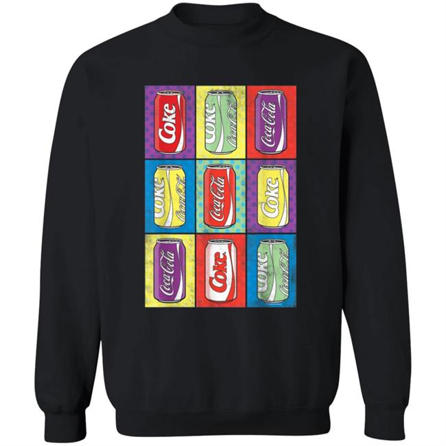 Coca Cola Retro Pop Art Cans Shirt Coca Cola Retro Pop Art Cans Shirt