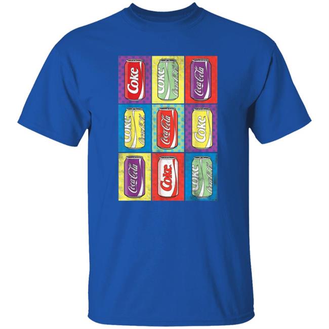 Coca Cola Retro Pop Art Cans Shirt Coca Cola Retro Pop Art Cans Shirt