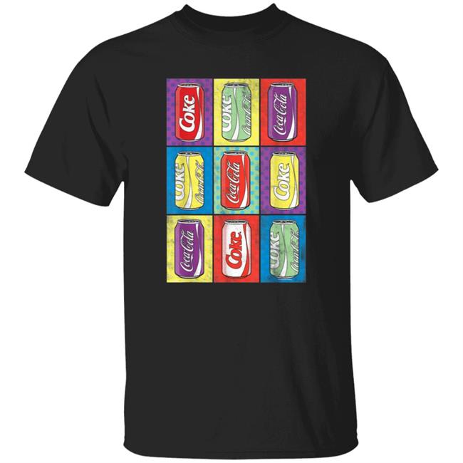 Coca Cola Retro Pop Art Cans Shirt Coca Cola Retro Pop Art Cans Shirt