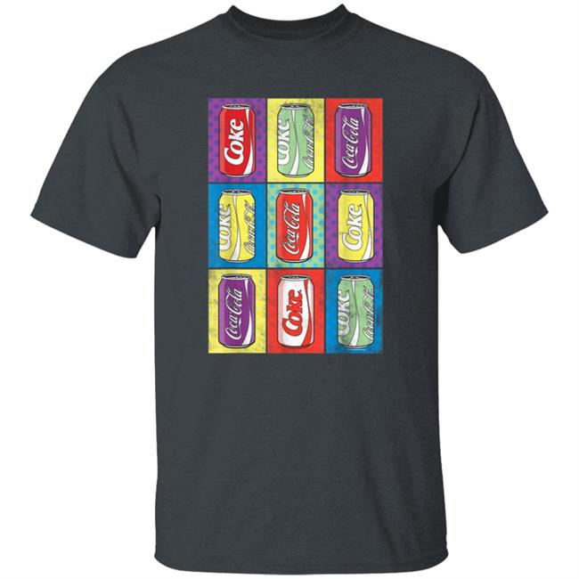 Coca Cola Retro Pop Art Cans Shirt Coca Cola Retro Pop Art Cans Shirt
