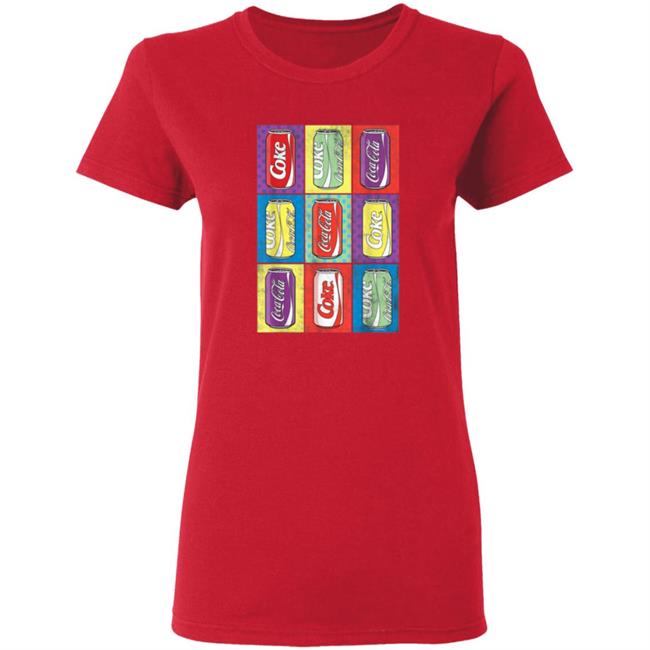 Coca Cola Retro Pop Art Cans Shirt Coca Cola Retro Pop Art Cans Shirt