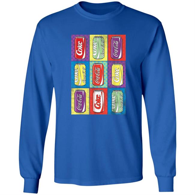 Coca Cola Retro Pop Art Cans Shirt Coca Cola Retro Pop Art Cans Shirt