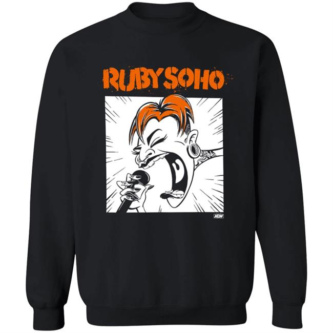 Shop AEW 2294 All Elite Wrestling Ruby Soho Scream Shirt Shop AEW 2294 All Elite Wrestling Ruby Soho Scream Shirt