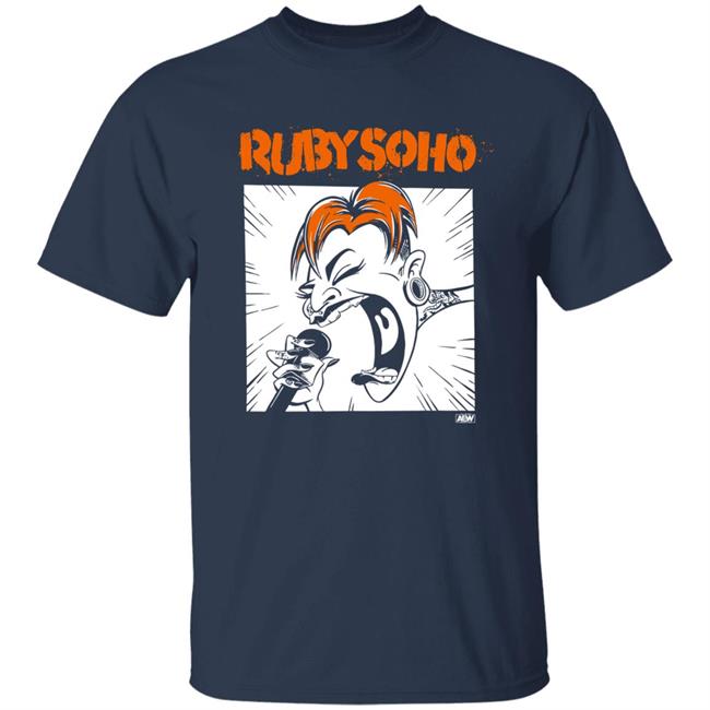 Shop AEW 2294 All Elite Wrestling Ruby Soho Scream Shirt Shop AEW 2294 All Elite Wrestling Ruby Soho Scream Shirt