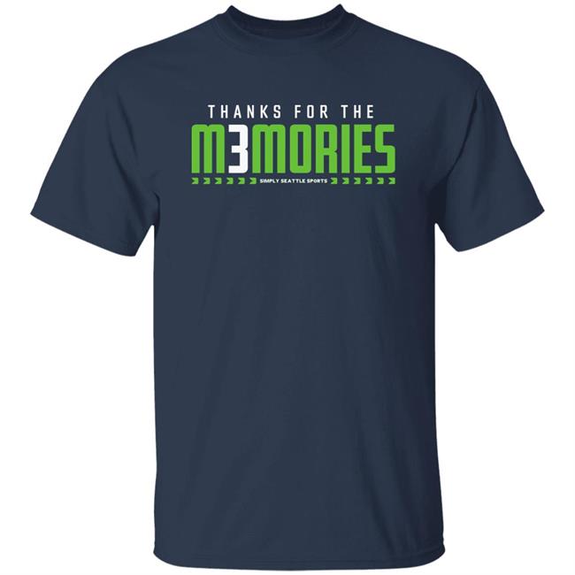 Russell Wilson Thanks For The Memories Simply Seattle Sports Shirt Simply Seattle Store