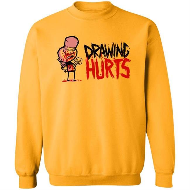Zogi Corp Drawing Hurts Shirt Zogi Corp Drawing Hurts Shirt