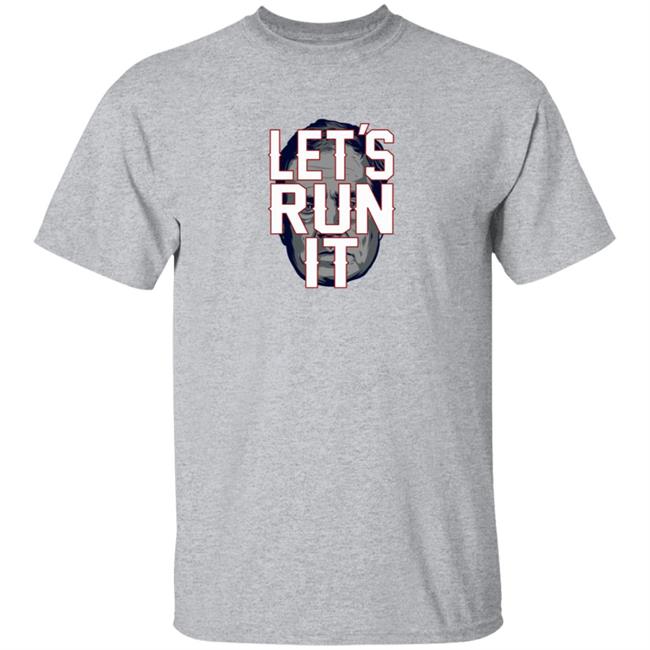 Townie News Store Lets Run It Grey Shirt Townie News Store Lets Run It Grey Shirt