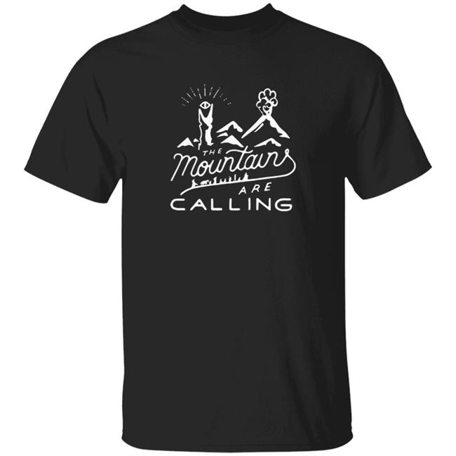 Another Castle Merch Mordor Mountains Are Calling T Shirt Black
