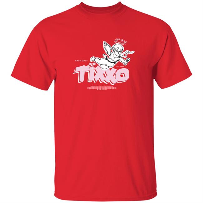 Tixxo Merch Red Cupid Tee Shirt If You Waste My Time It's Going To Be $150 An Hour