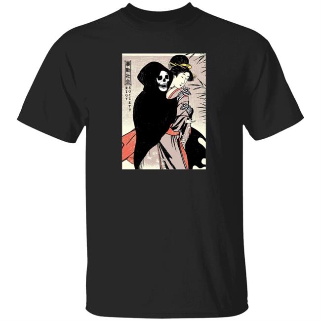 Geisha Dance With Death Mens Shirt