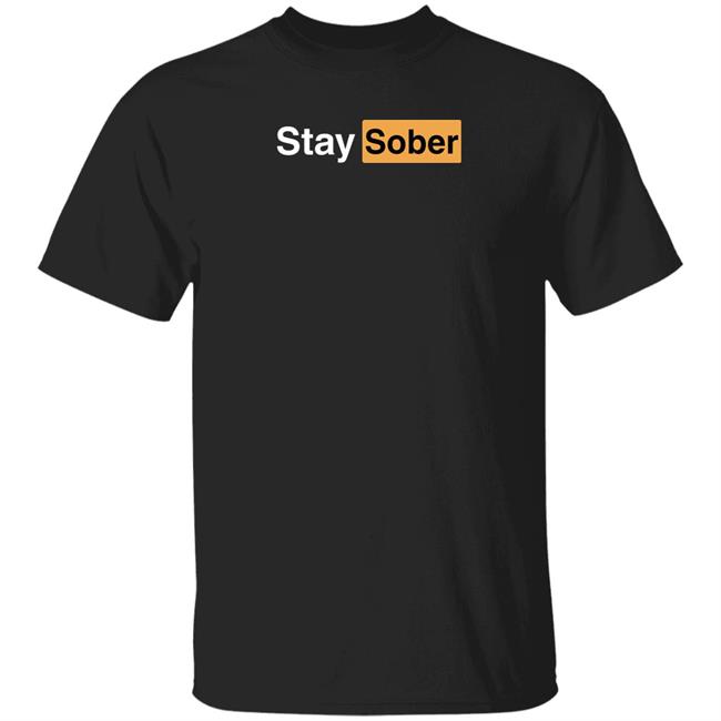 Daydrian Harding Merch Stay Sober Black Tee Shirt
