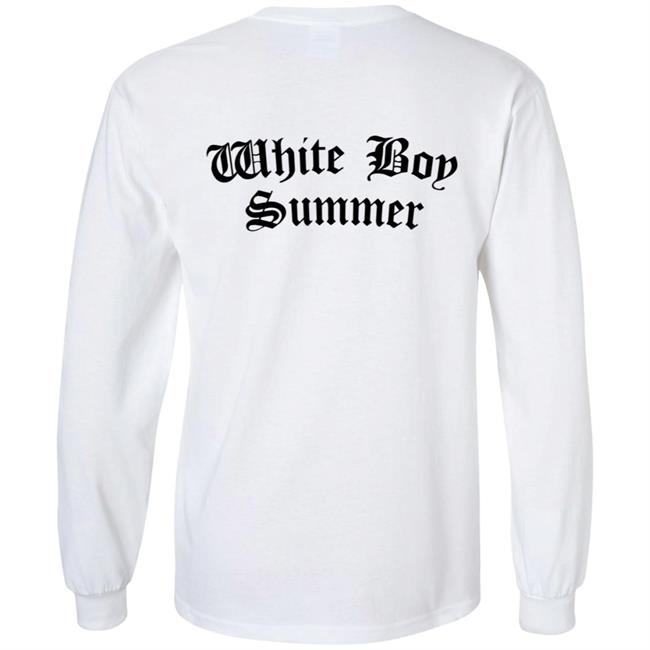 White Boy Summer WBS Hoodie White White Boy Summer Merch White Boy Summer WBS Hoodie White White Boy Summer Merch
