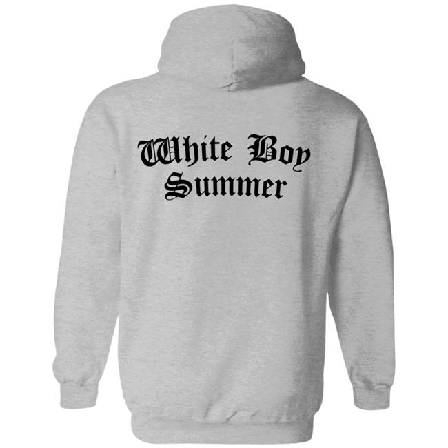 White Boy Summer WBS Hoodie White White Boy Summer Merch White Boy Summer WBS Hoodie White White Boy Summer Merch
