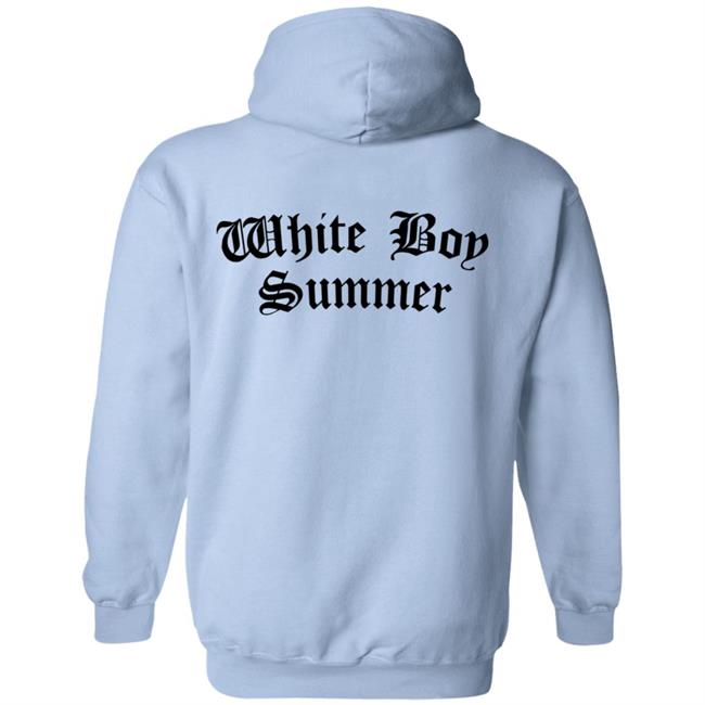 White Boy Summer WBS Hoodie White White Boy Summer Merch White Boy Summer WBS Hoodie White White Boy Summer Merch