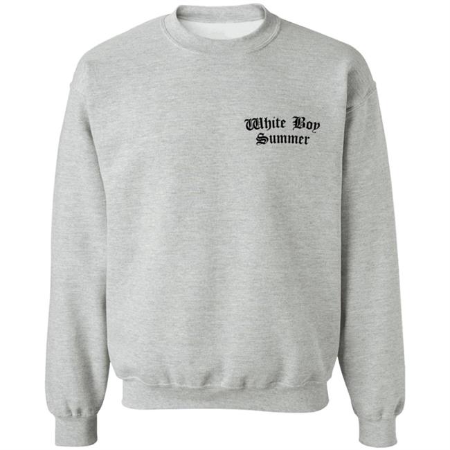 White Boy Summer WBS Hoodie White White Boy Summer Merch White Boy Summer WBS Hoodie White White Boy Summer Merch