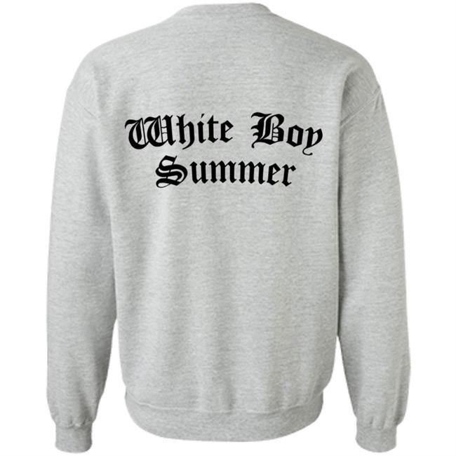 White Boy Summer WBS Hoodie White White Boy Summer Merch White Boy Summer WBS Hoodie White White Boy Summer Merch