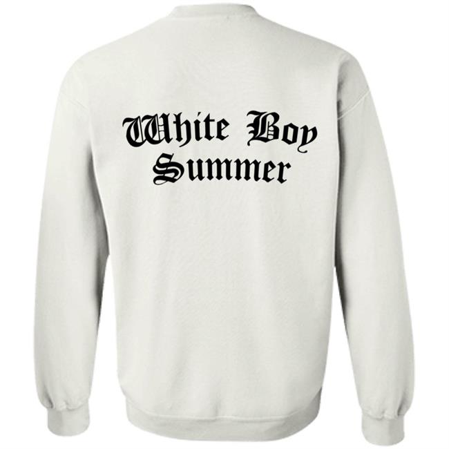 White Boy Summer WBS Hoodie White White Boy Summer Merch White Boy Summer WBS Hoodie White White Boy Summer Merch