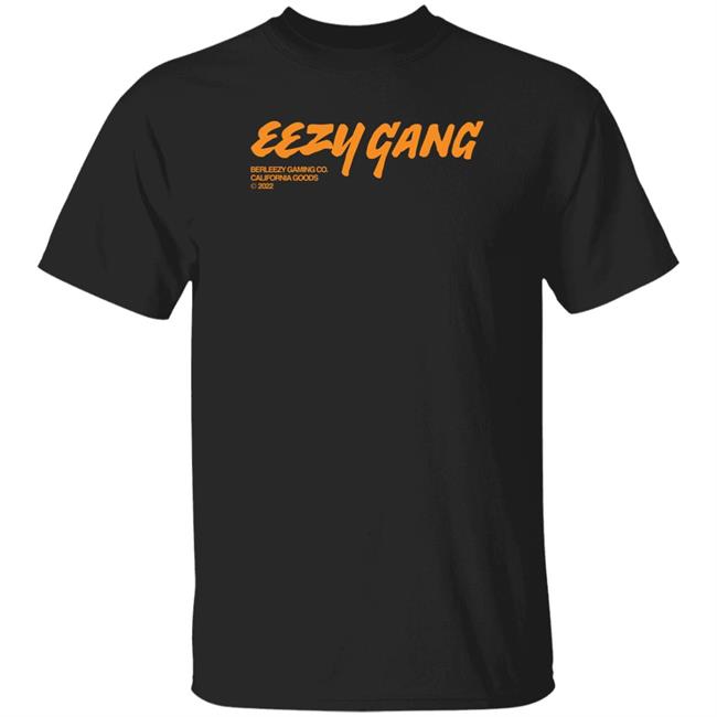 Eezygang Merch Eezy Gaming Co Tee Shirt Berleezy Gaming Co California Goods 2022