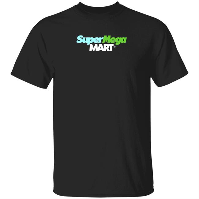 Supermega Mart Logo Tee Shirt SuperMega Merch