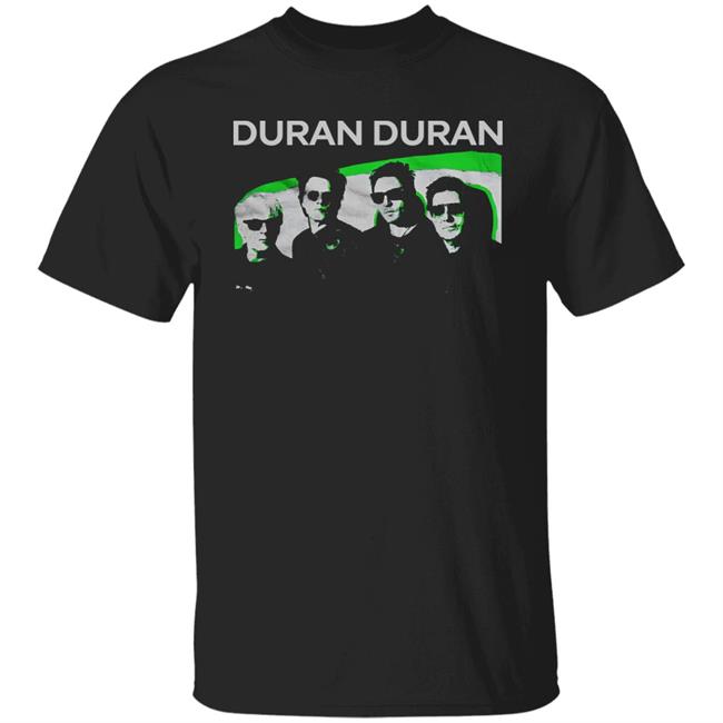 Duran Duran Official Store Merch Bandshot T Green Image Shirt