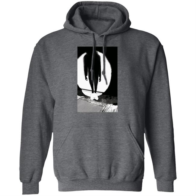 Fyyaa Horror Manga Shadow Tee Shirt Fyyaa Horror Manga Shadow Tee Shirt