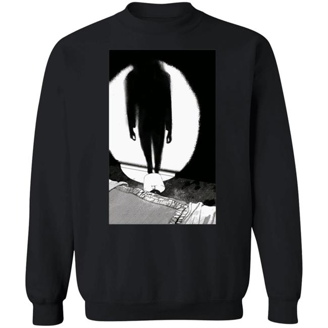Fyyaa Horror Manga Shadow Tee Shirt Fyyaa Horror Manga Shadow Tee Shirt