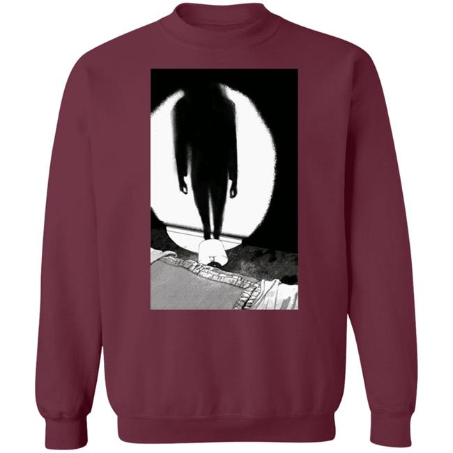 Fyyaa Horror Manga Shadow Tee Shirt Fyyaa Horror Manga Shadow Tee Shirt
