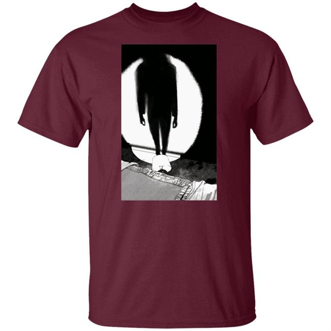 Fyyaa Horror Manga Shadow Tee Shirt Fyyaa Horror Manga Shadow Tee Shirt