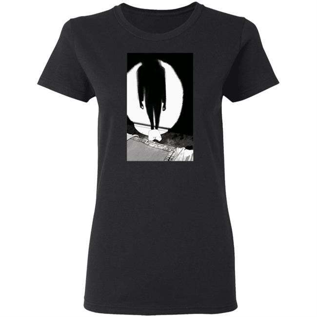 Fyyaa Horror Manga Shadow Tee Shirt Fyyaa Horror Manga Shadow Tee Shirt