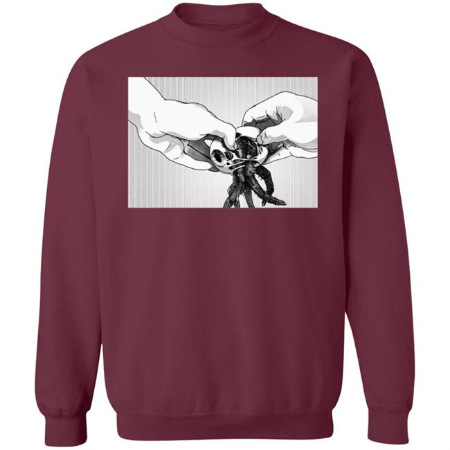 Fyyaa Horror Manga Hatch Tee Shirt Fyyaa Horror Manga Hatch Tee Shirt