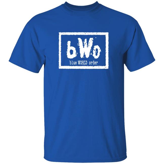 Blue Meanie Blue World Order T Shirt Pro Wrestling Tees