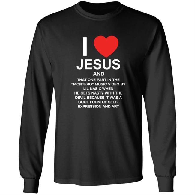 Pizzaslime Store Merch I Love Jesus And Montero T Shirt