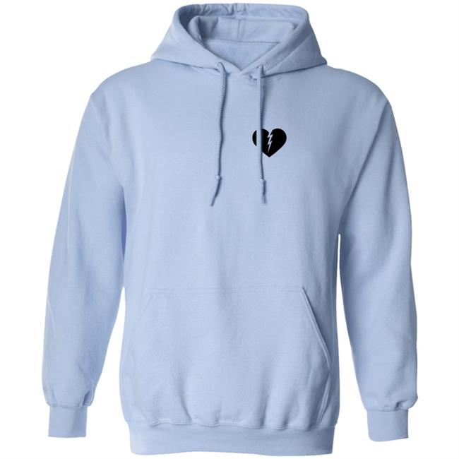Lonely Hearts Club Hoodie Light Blue Massive Action